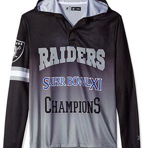 Oakland Raiders Super Bowl XI Champs Hoody Tee Sm